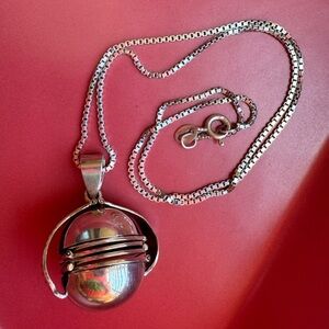 Vintage Sterling Silver 6 photo locket